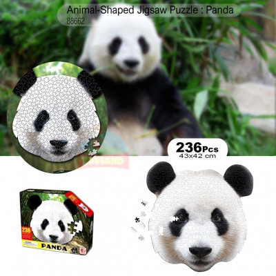 Animal-Shaped Jigsaw Puzzle : Panda-88662